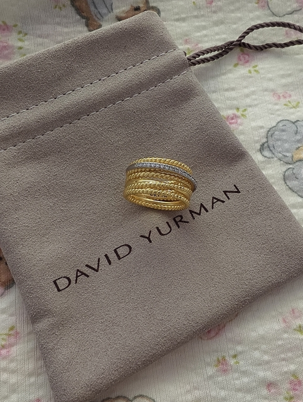 David Yurman 18k Gold Ring